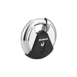Kwikset 90260-503 Padlock, Keyed Different Key, 0.42 in Dia Shackle, 9/16 in H Shackle, Boron Carbide Shackle, Polished