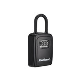Kwikset 90260-601 Portable Lock Box, No Key , 0.43 in Dia Shackle, 2-3/16 in H Shackle, Steel Shackle
