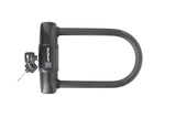 Kwikset 90260-940 Bicycle U-Lock, Keyed Different Key, 0.62 in Dia Shackle, ABS/PVS/Steel Shackle, Steel Body