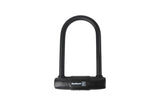 Kwikset 90260-940 Bicycle U-Lock, Keyed Different Key, 0.62 in Dia Shackle, ABS/PVS/Steel Shackle, Steel Body