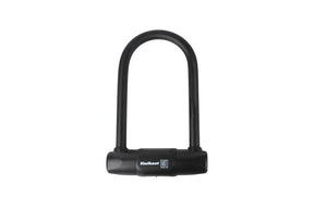 Kwikset 90260-940 Bicycle U-Lock, Keyed Different Key, 0.62 in Dia Shackle, ABS/PVS/Steel Shackle, Steel Body