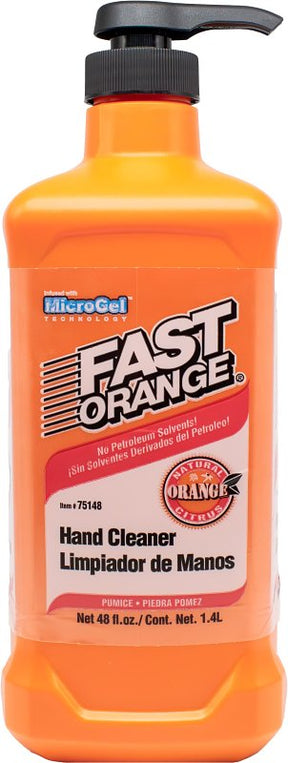 Fast Orange 25148 Hand Cleaner, Pumice Lotion, Citrus, 48 oz Bottle