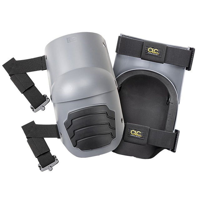 CLC Ultraflex Series 380 Articulated Knee Pad, Plastic Cap, Foam Pad, Quick-Snap