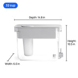 DISPENSER PLSTC COOL GRY 32CUP