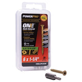 XBX-FH ONE SCR EXT 6X1-1/4