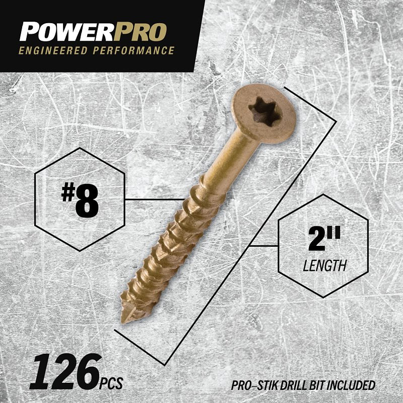 XBX-FH ONE SCR EXT 8X2 1LB BOX