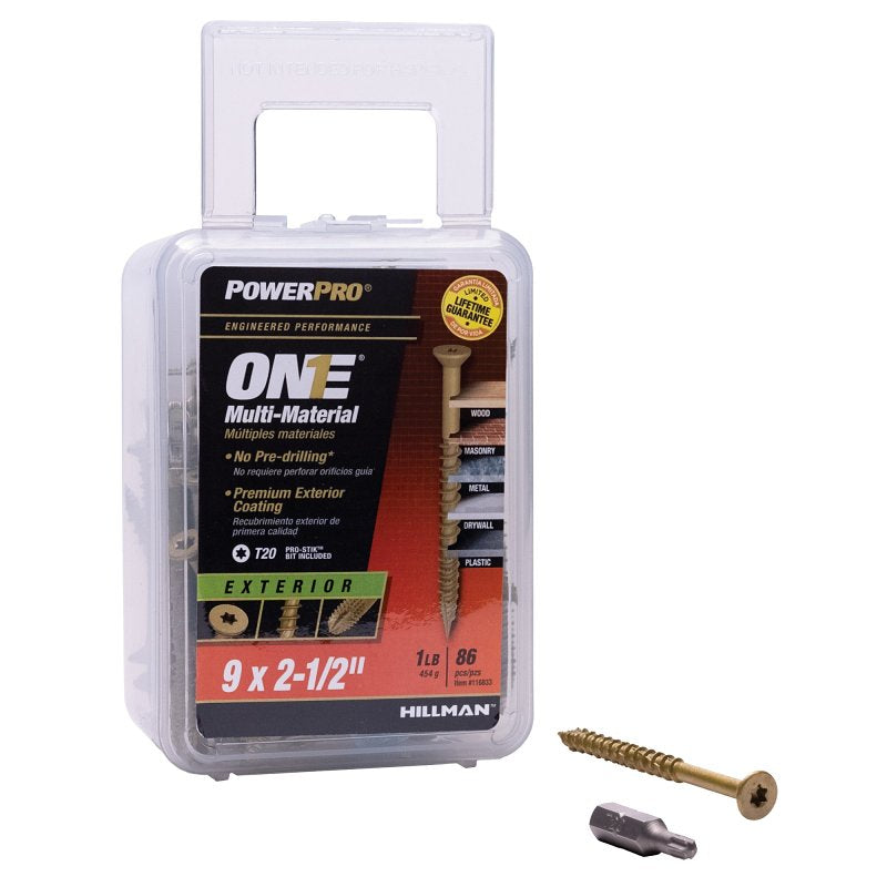 XBX-FH ONE SCR EXT 9X2-1/2 1LB