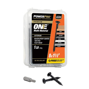 XBX-BLACK EXT ONE SCREW FLAT 8