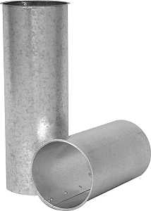 Imperial GV0939 Chimney Thimble, For: Tee Branch and Chimney Section, 28, Galvanized Steel, Galvanized, 8 x 6 in