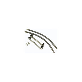 Minder TM22309VP Tireminder Braided Steel Valve Extender Kit for 16″-19.5″ Dually Wheels, Rim Hole Mounted