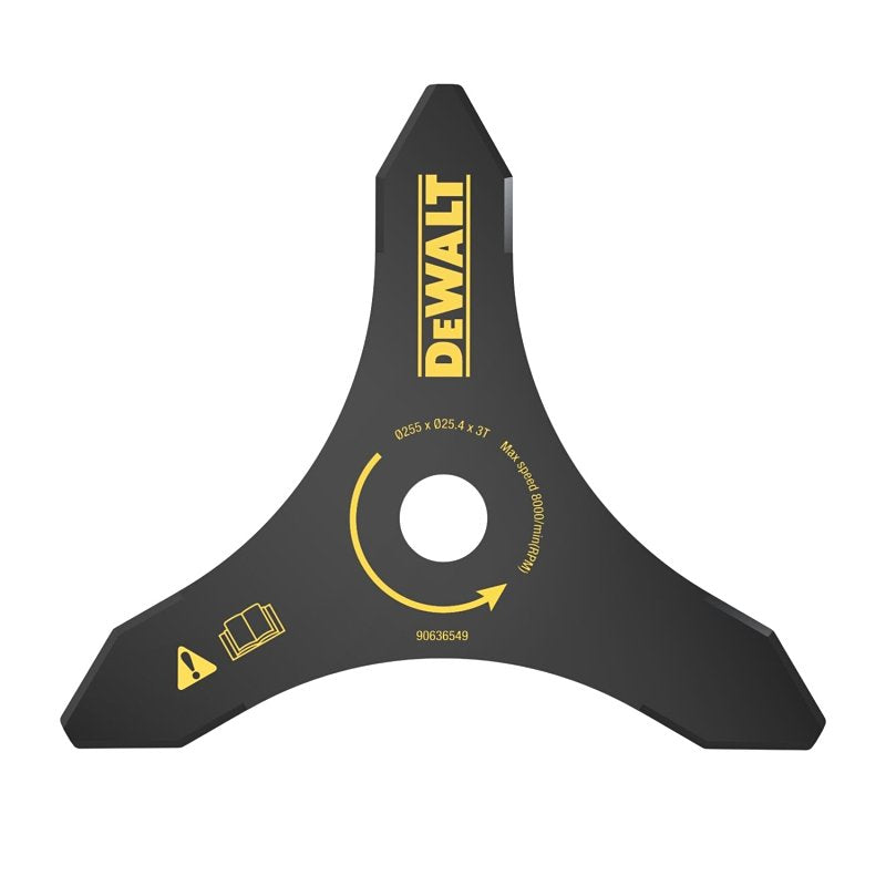 DEWALT DWZBC580 Brushcutter Tri-Blade, 10 in L, Steel
