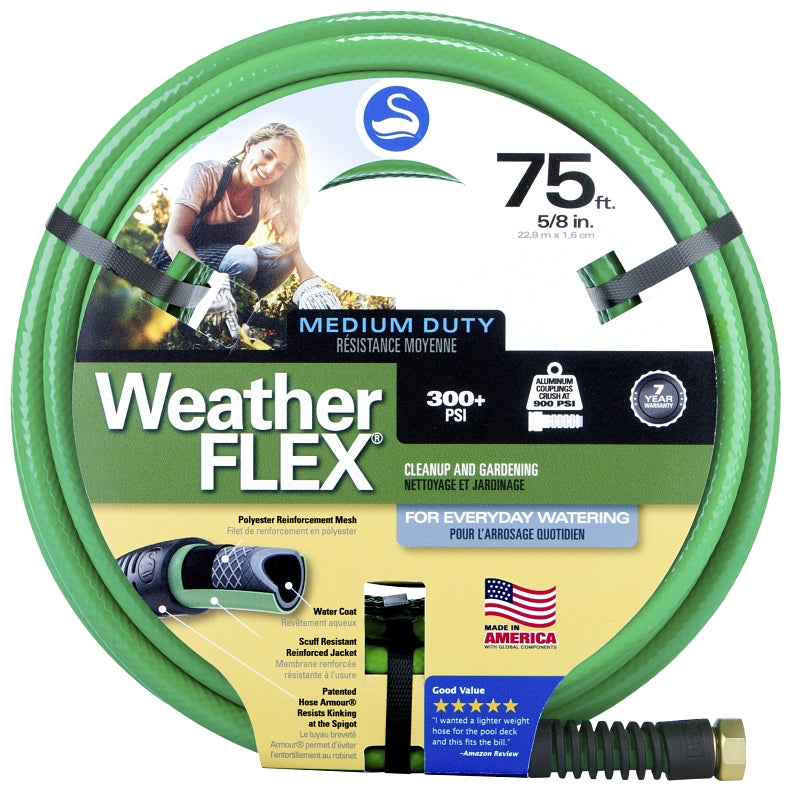 Swan SNWF58075 Garden Hose, 5/8 in, 75 ft L