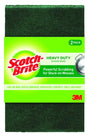 Scotch-Brite 222 Heavy-Duty Scour Pad, 6 in L, 3.8 in W, Green