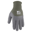 Wells Lamont Hydrahyde Women's Winter Work Gloves Gray/Green M 1 pk