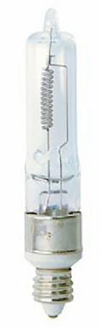 GE 12715 Halogen Bulb, 75 W, E11 Candelabra Lamp Base, T3 Lamp, White Light, 1050 Lumens, 2850 K Color Temp