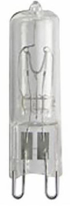 GE Edison Series 16755 Halogen Bulb, 40 W, G9 Lamp Base, T4 Lamp, White Light, 480 Lumens, 2750 K Color Temp
