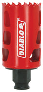 Diablo DHS1625 Hole Saw, 1-5/8 in Dia, 2-3/8 in D Cutting, 3/8 in Arbor, Bi-Metal Cutting Edge