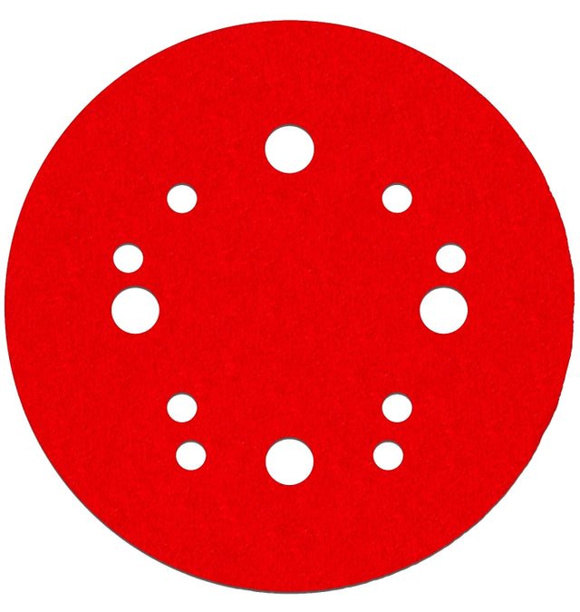 Diablo DCD050180H04G Sanding Disc, 5 in Dia, 180 Grit, Fine, Ceramic Abrasive, 12-Hole