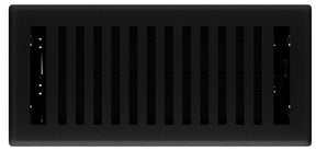 Imperial RG3439 Floor Register, 4 in L, 10 in W, Polystyrene, Black Iron