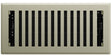 REGISTER FLOOR SAT NKL 4X10IN