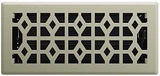 Imperial RG3463 Floor Register, 10 in W Duct Opening, Satin Nickel, 4 in H Duct Opening, Polystyrene