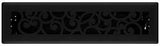 Imperial RG3457 Floor Register, 12 in W Duct Opening, Black Iron, 2-1/4 in H Duct Opening, Polystyrene
