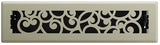Imperial RG3452 Floor Register, 2-1/4 in H Duct Opening, Polystyrene, Satin Nickel, 12 in W Duct Opening