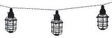 Boston Harbor 27099 Solar String Lantern Light, Nickel-Metal Hydride Battery, AA Battery, 10-Lamp, LED Lamp, Black