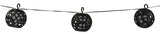Boston Harbor 27100 Solar Dancing Flame Rattan Ball, Nickel-Metal Hydride Battery, AA Battery, 10-Lamp, LED Lamp, Black