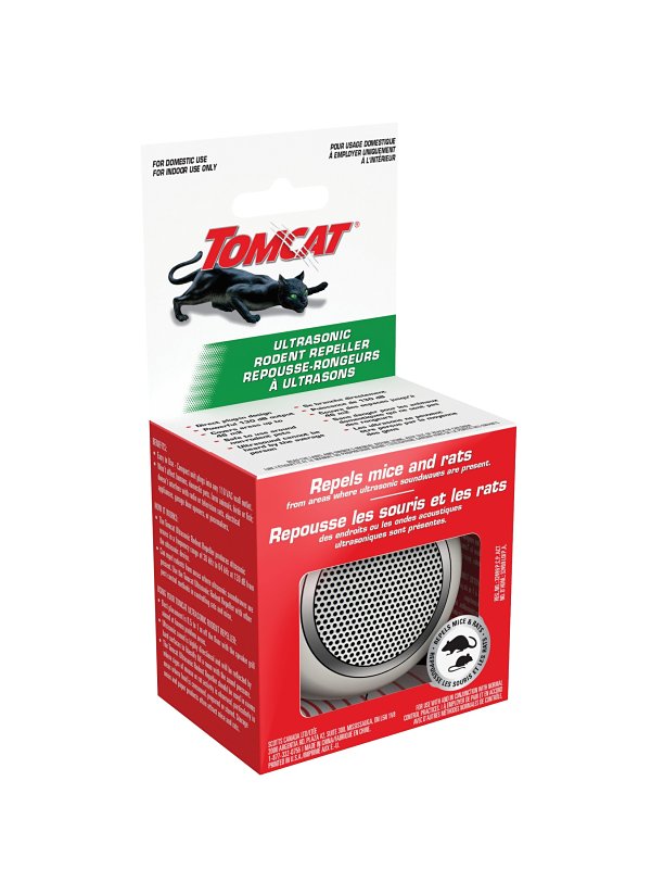 Tomcat 4302506 Ultrasonic Rodent Repeller, Repels: Mice, Rats