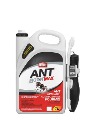 Ortho Ant B Gon MAX 0189210 Ant Eliminator with Wand, Liquid, Spray Application, Indoor, Outdoor, 4 L