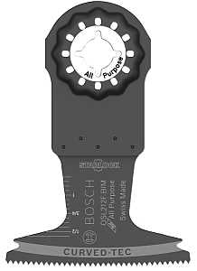 Bosch Starlock OSL212F Oscillating Blade, 2-1/2 in, Bi-Metal, Black