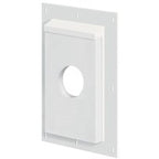 Builders Edge 3SMO815TW Mounting Block, Oversized, White, 18-1/4 in L, 11-3/8 in W, Fiber Cement