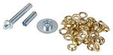 Vulcan JL-VT15988 Grommet Tool Kit, 30 -Piece, Brass/Steel, Brass/Silver, Brass/Zinc-Plated