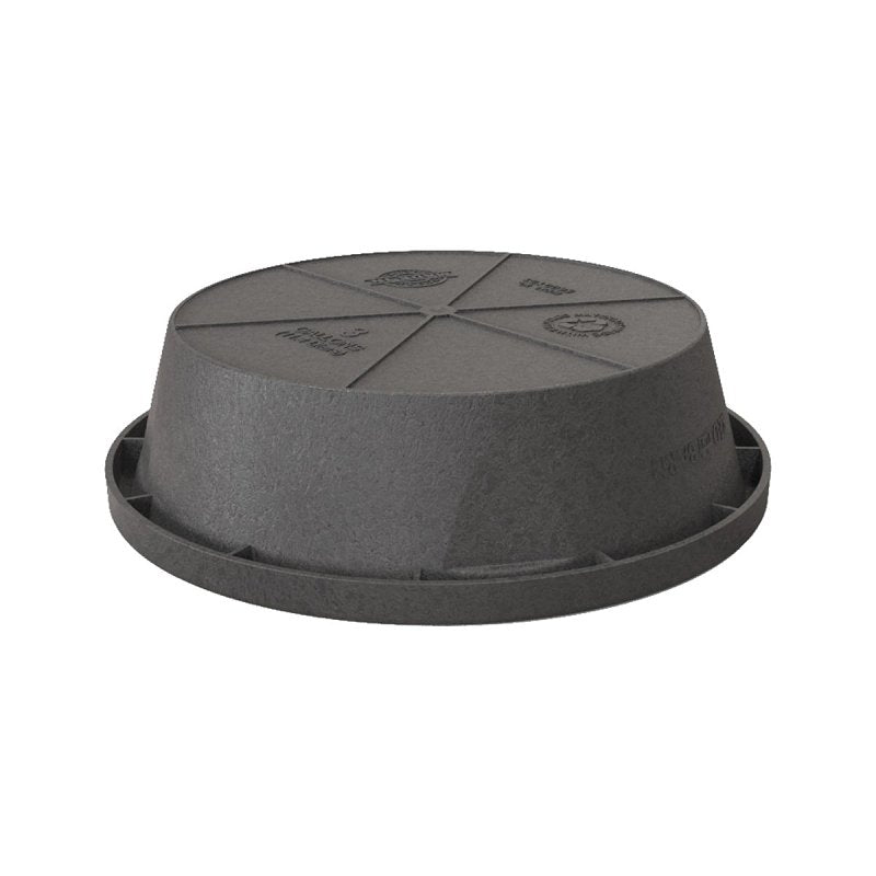 Red Barn 5600103 Feed Pan, 3 gal, Rubber, Black