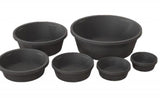 Red Barn 5600103 Feed Pan, 3 gal, Rubber, Black
