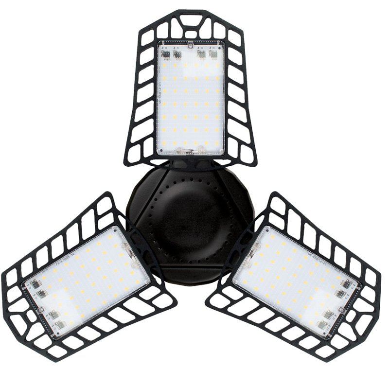 PowerZone GT-BU-G100A Panel Bulb, 500 W Equivalent, LED Lamp Base, Daylight, 5000 K Color Temp