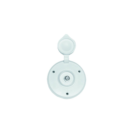 ROUND CABLE TV RECEPTACLE