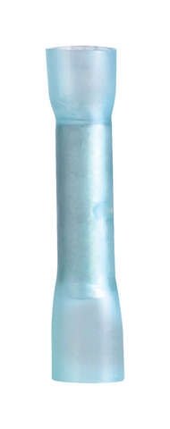 Gardner Bender 16-14 Ga. Heat Shrink (Standard Wall) Butt Splice Blue 7 pk, Pack of 10
