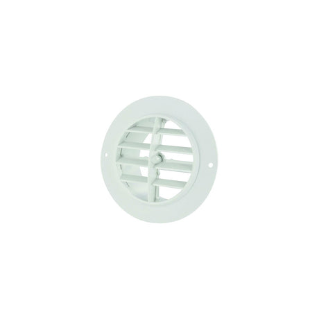 Valterra A103335VP 4" Heating &amp; A/C Dampered Register, White