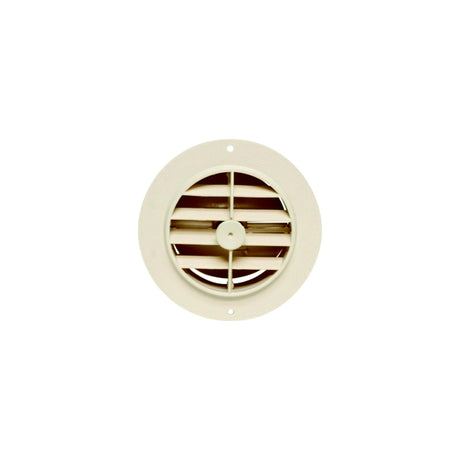 Valterra Dampered Heating &amp; A/C Register, Off-White