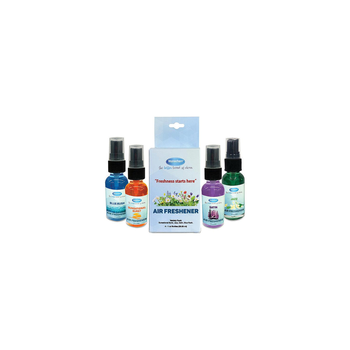 Valterra VM30713 Monochem Air Freshener Spray, (4) 1 oz. Vials