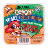 C&S Products Orange Delight Assorted Species Beef Suet Wild Bird Food 11.75 oz, Pack of 12