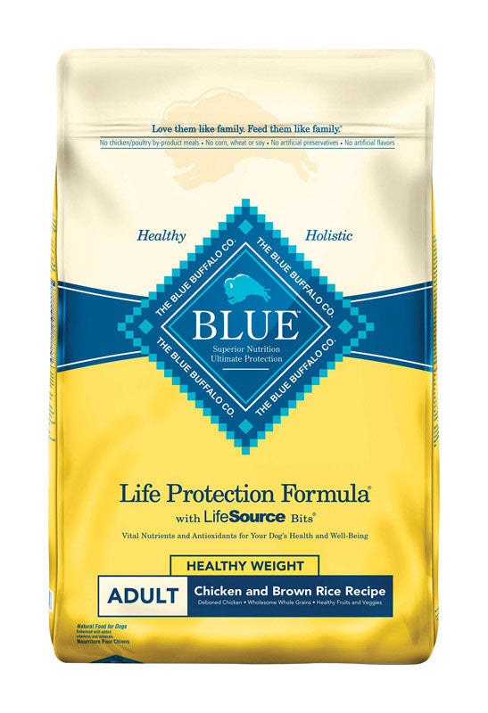 Blue Buffalo Life Protection Formula Adult Chicken and Brown Rice Dry Dog Food 30 lb
