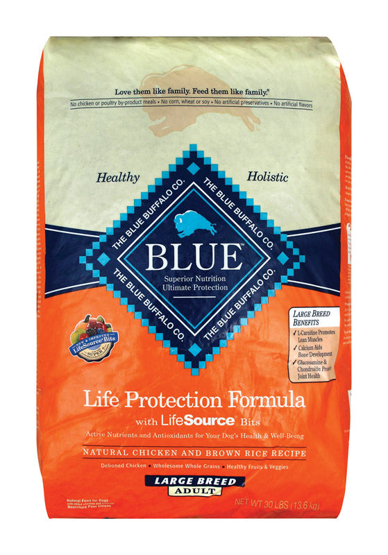 Blue Buffalo Life Protection Formula Adult Chicken and Brown Rice Dry Dog Food 30 lb