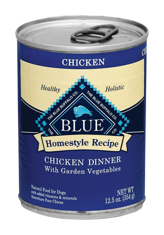 Blue Buffalo All Ages Chicken Dinner Wet Dog Food 12.5 oz, Pack of 12