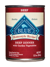 Blue Buffalo All Ages Beef Dinner Wet Dog Food 12.5 oz, Pack of 12