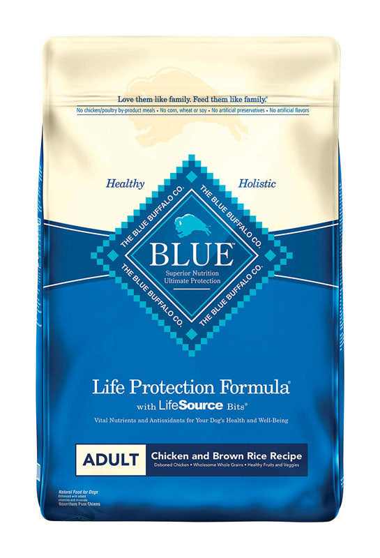 Blue Buffalo Life Protection Formula Adult Chicken and Brown Rice Dry Dog Food 30 lb