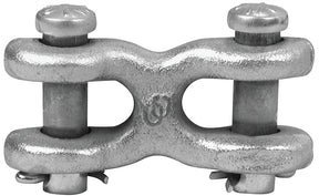 Campbell T5423302 Clevis Link, 7/16 x 1/2 in Trade, 9200 lb Working Load, Steel, Zinc-Plated
