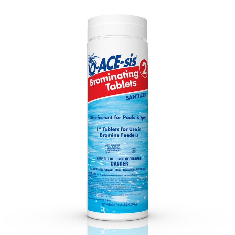 O-ACE-sis Tablet Brominating Chemicals 1.5 lb, Pack of 12